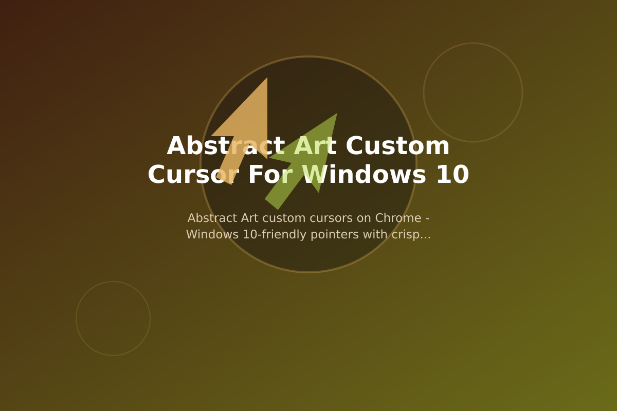 Abstract Art Custom Cursor for Windows 10