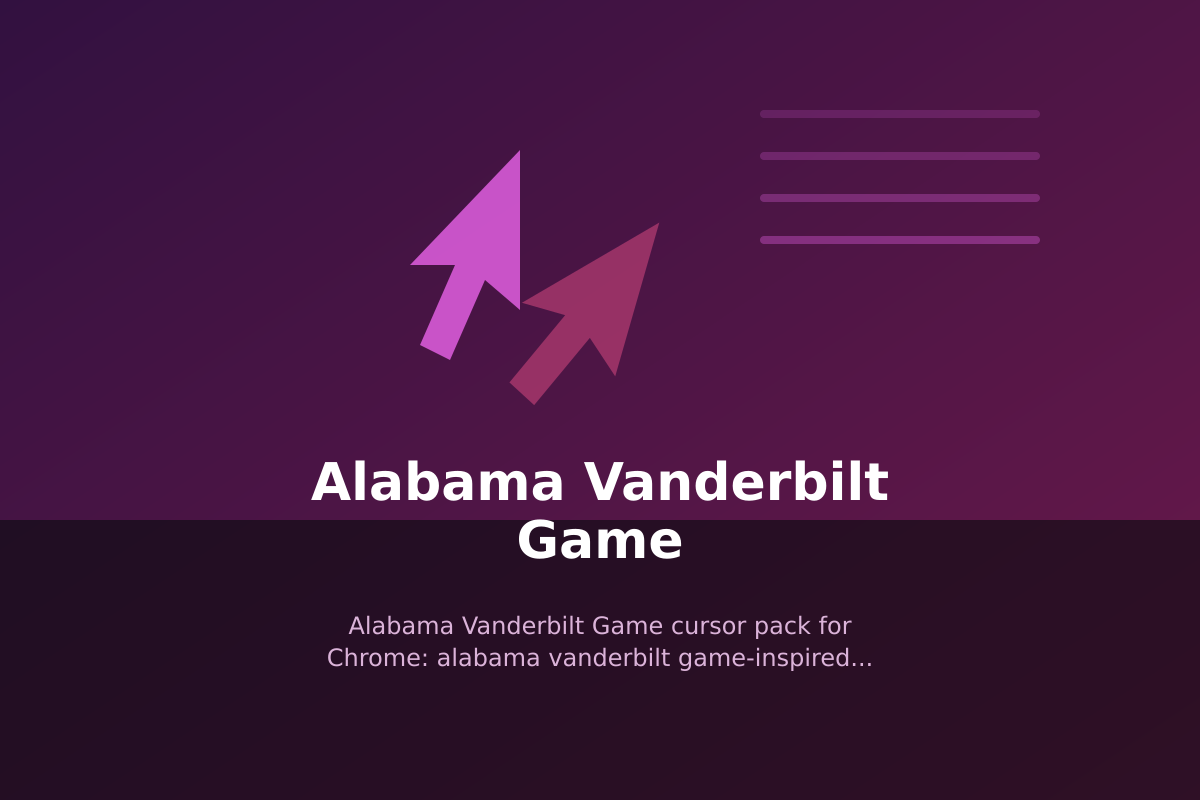 Alabama Vanderbilt Game