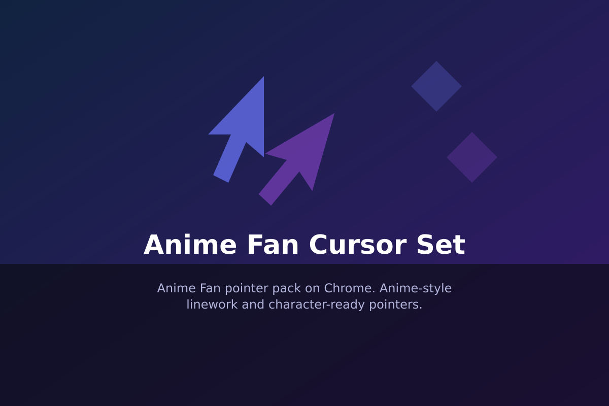 Anime Fan Cursor Set