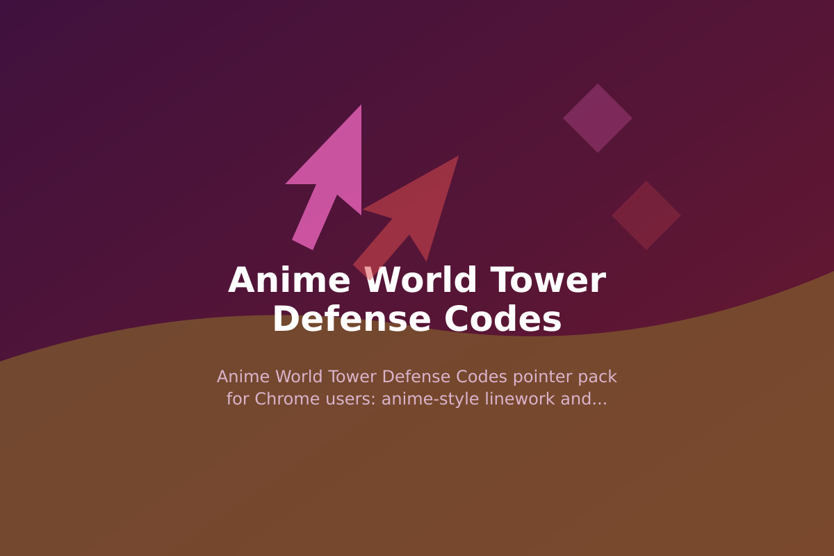 Anime World Tower Defense Codes