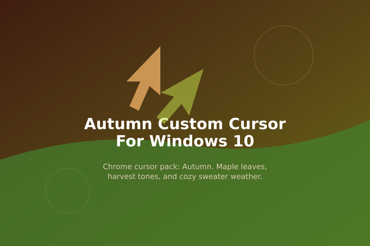 Autumn Custom Cursor for Windows 10