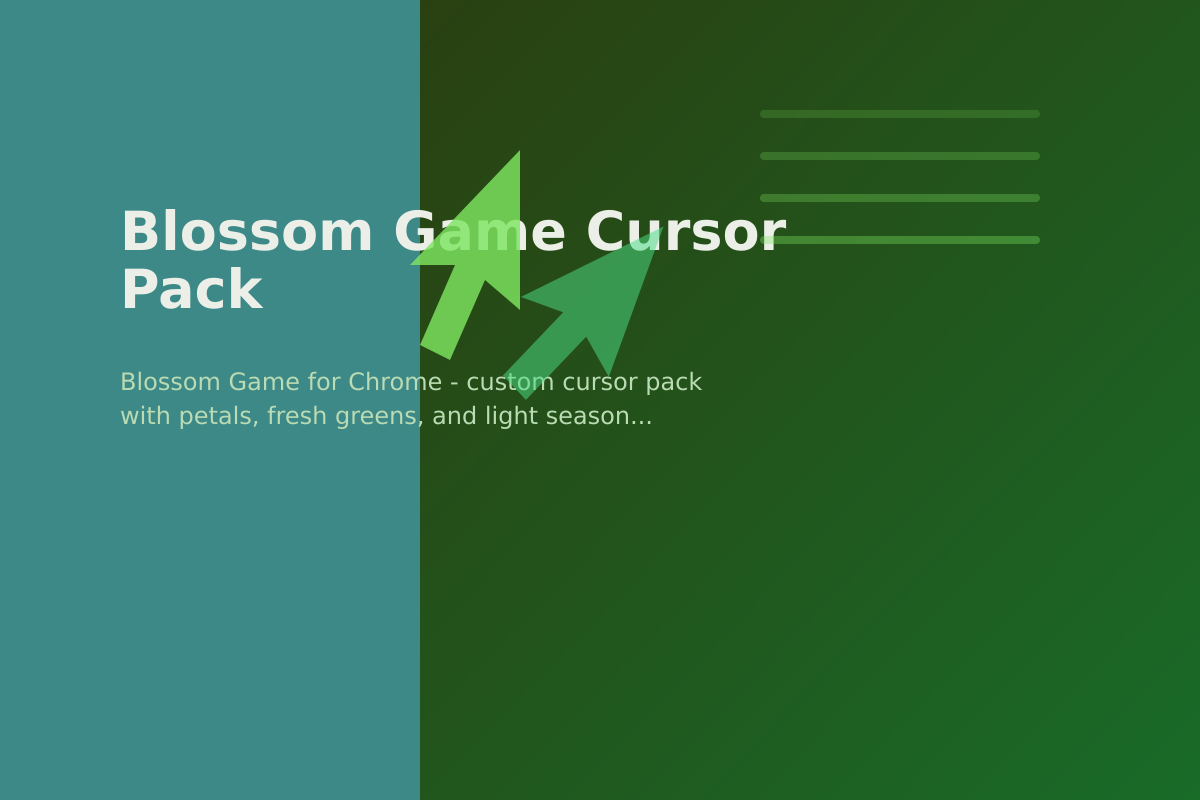 Blossom Game Cursor Pack