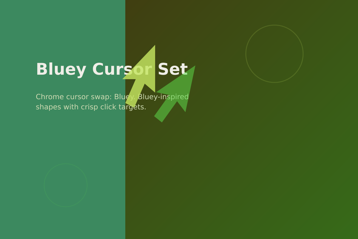 Bluey Cursor Set