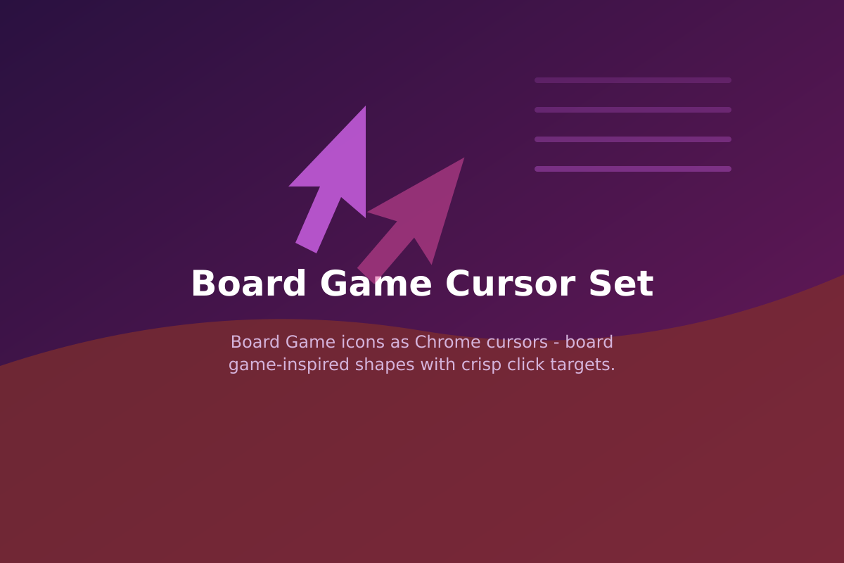 Board Game Cursor Set