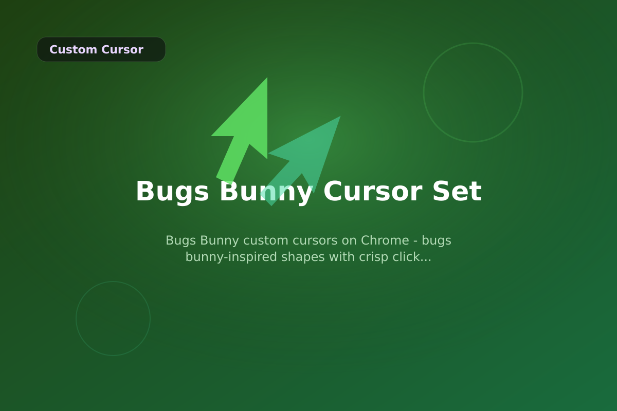 Bugs Bunny Cursor Set