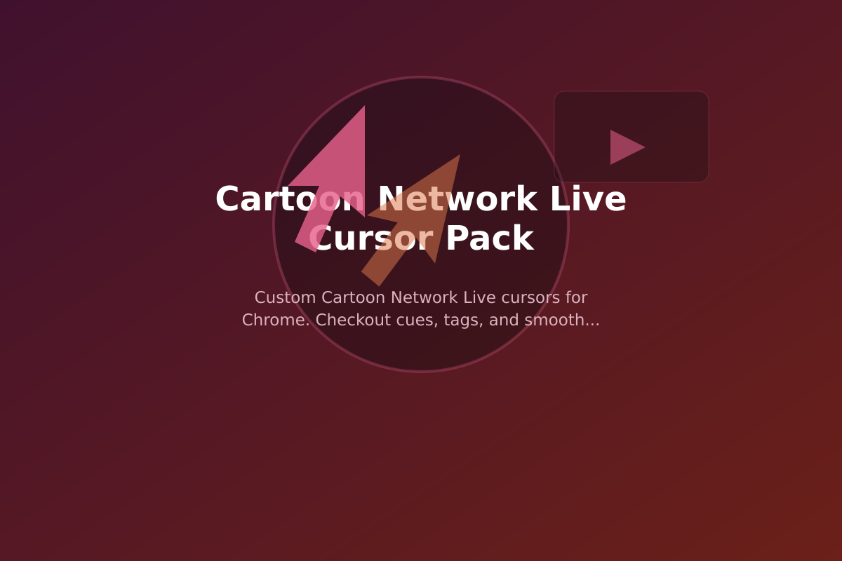 Cartoon Network Live Cursor Pack