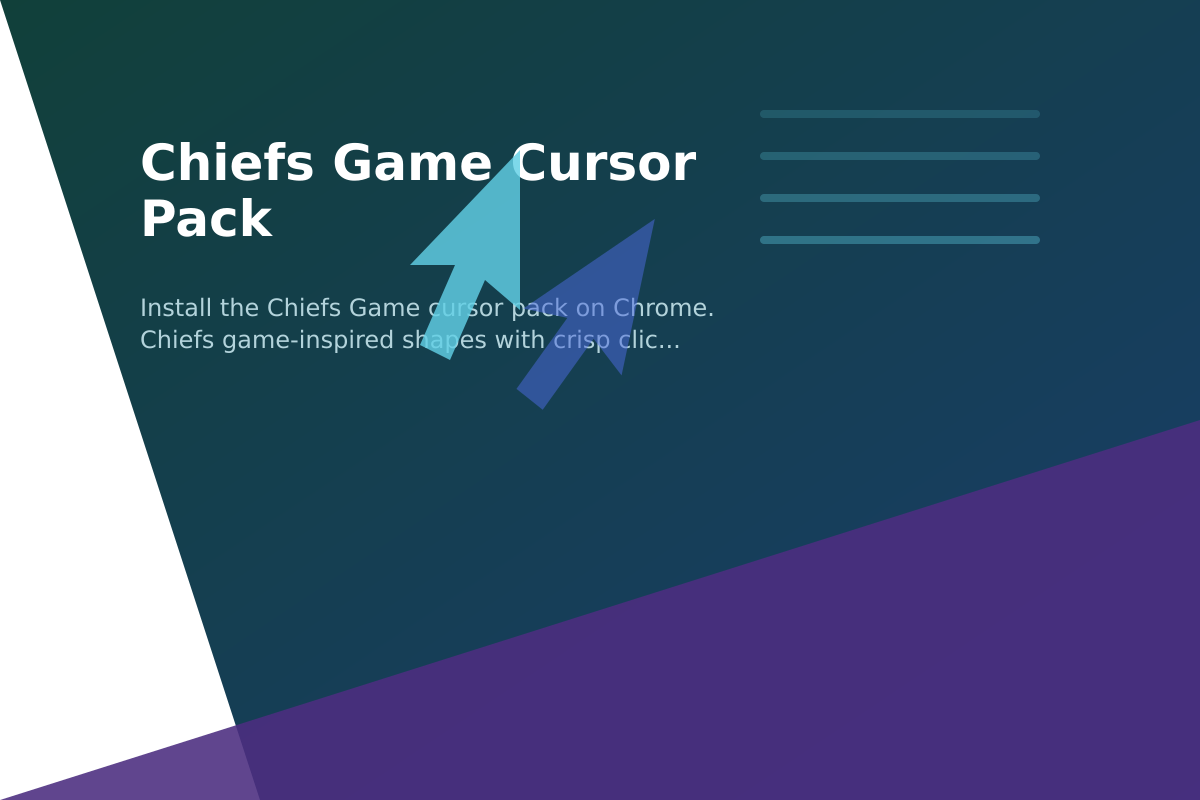 Chiefs Game Cursor Pack