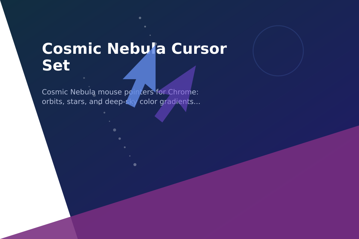 Cosmic Nebula Cursor Set