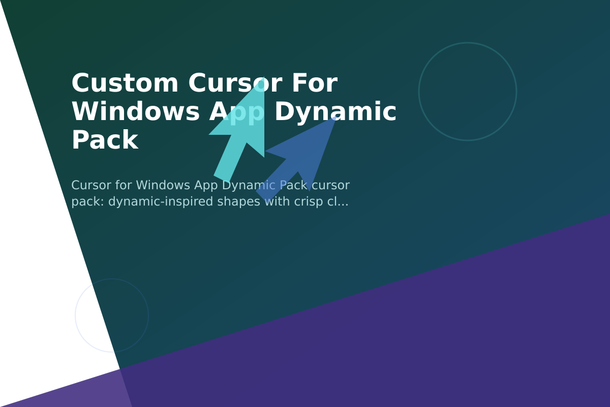 Custom Cursor for Windows App Dynamic Pack