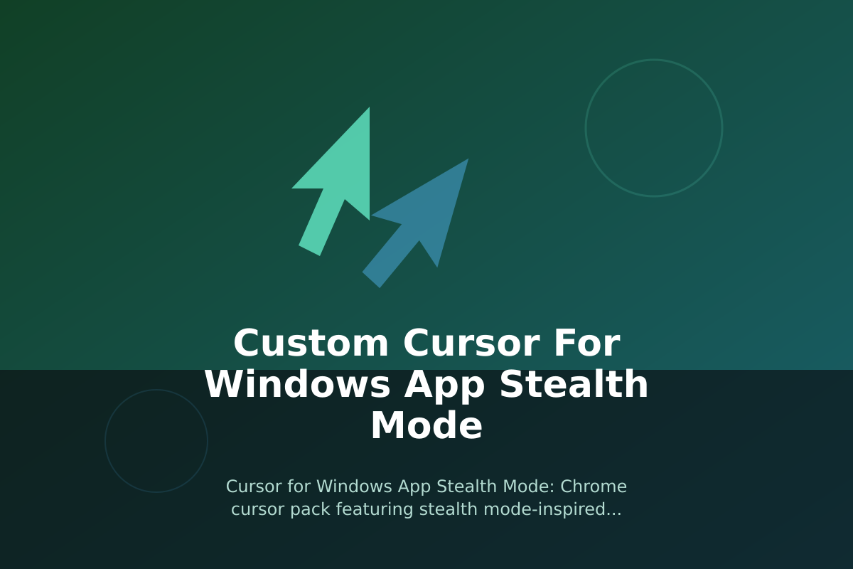 Custom Cursor for Windows App Stealth Mode