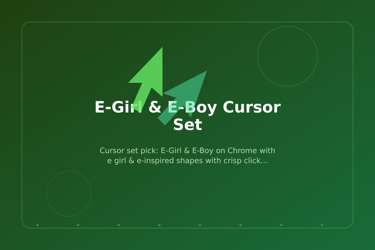 E-Girl & E-Boy Cursor Set