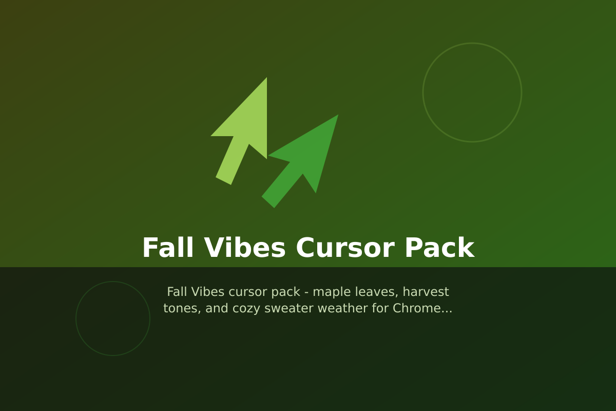 Fall Vibes Cursor Pack