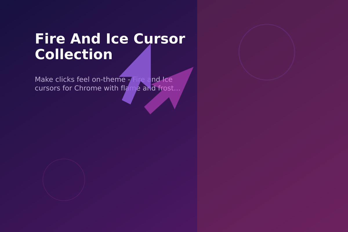 Fire and Ice Cursor Collection