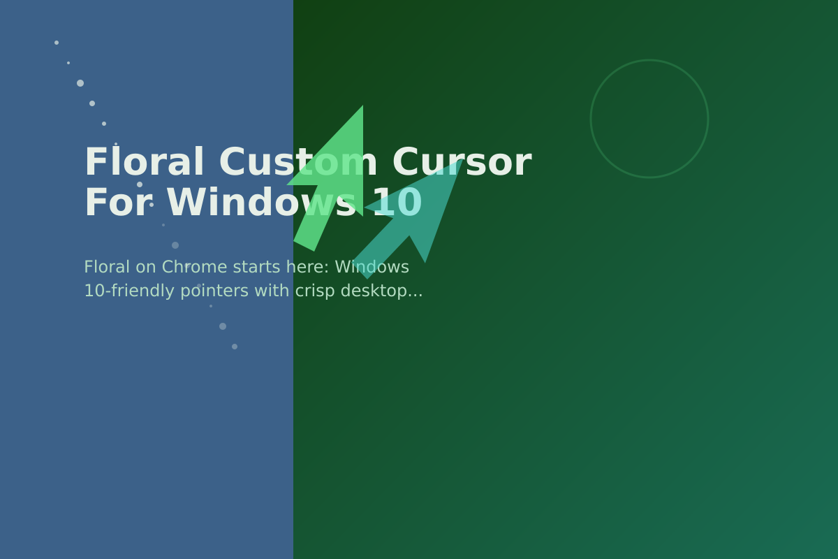 Floral Custom Cursor for Windows 10