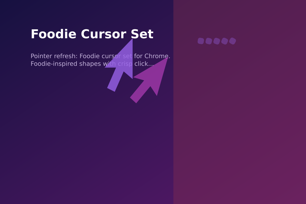 Foodie Cursor Set