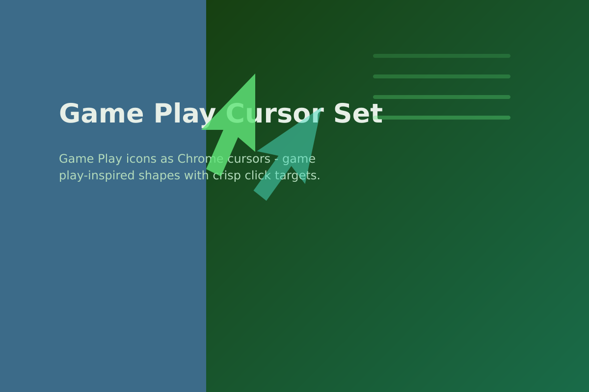 Game Play Cursor Set