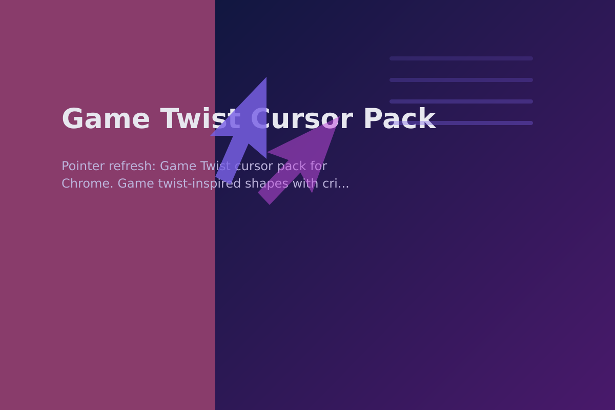 Game Twist Cursor Pack