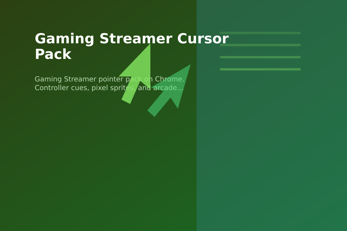 Gaming Streamer Cursor Pack