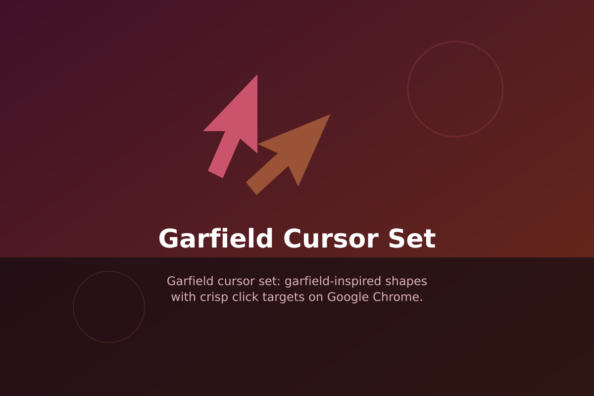 Garfield Cursor Set