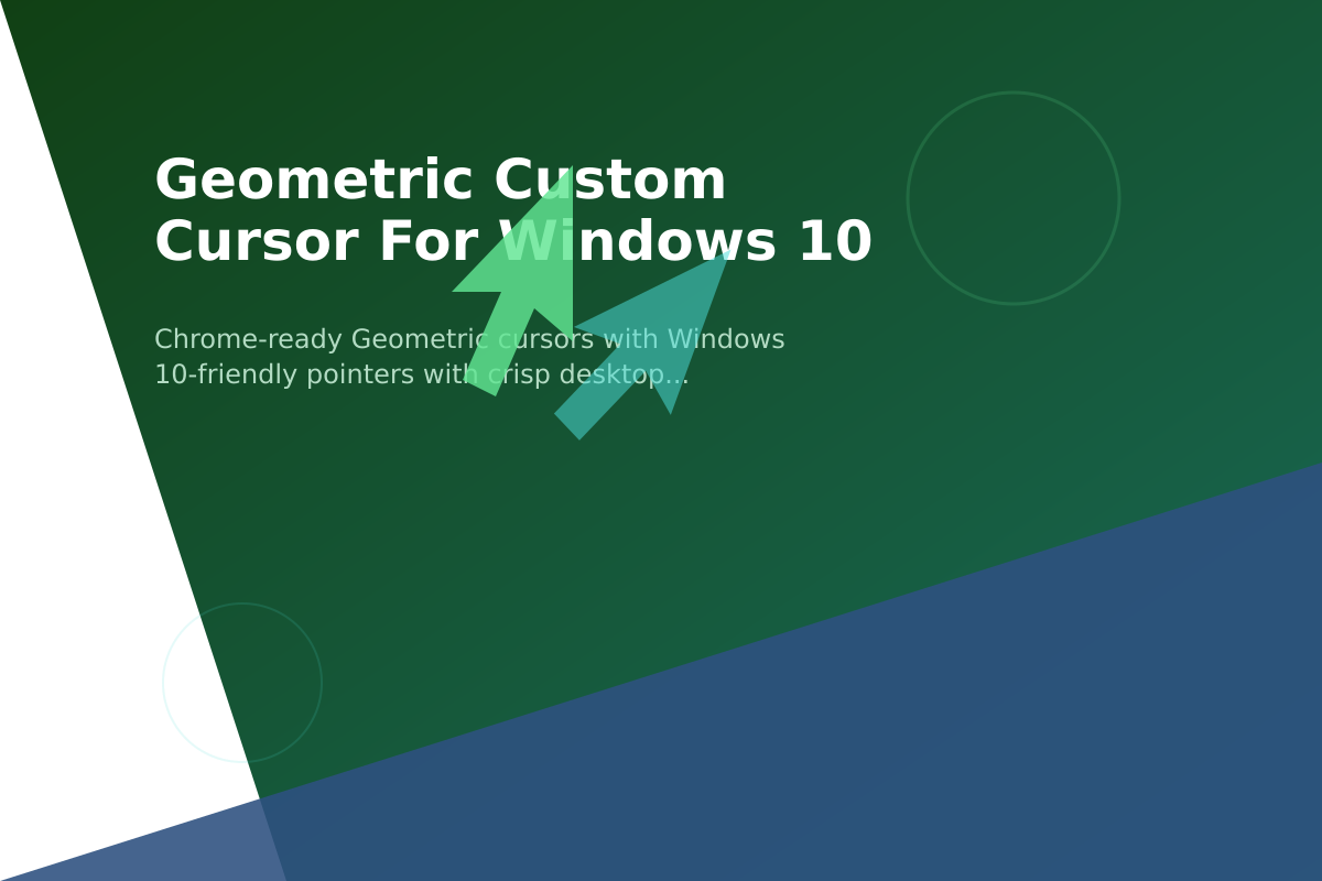 Geometric Custom Cursor for Windows 10