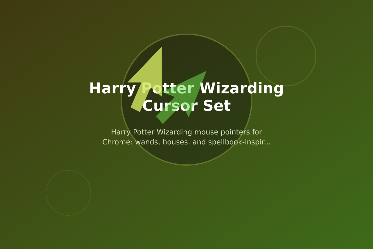 Harry Potter Wizarding Cursor Set