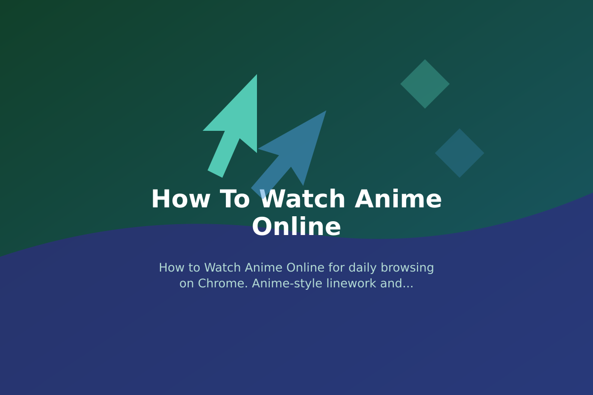 How to Watch Anime Online