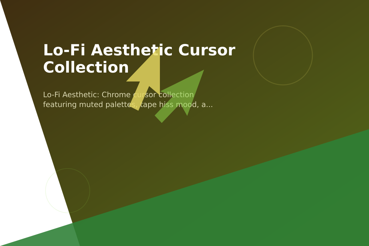 Lo-Fi Aesthetic Cursor Collection