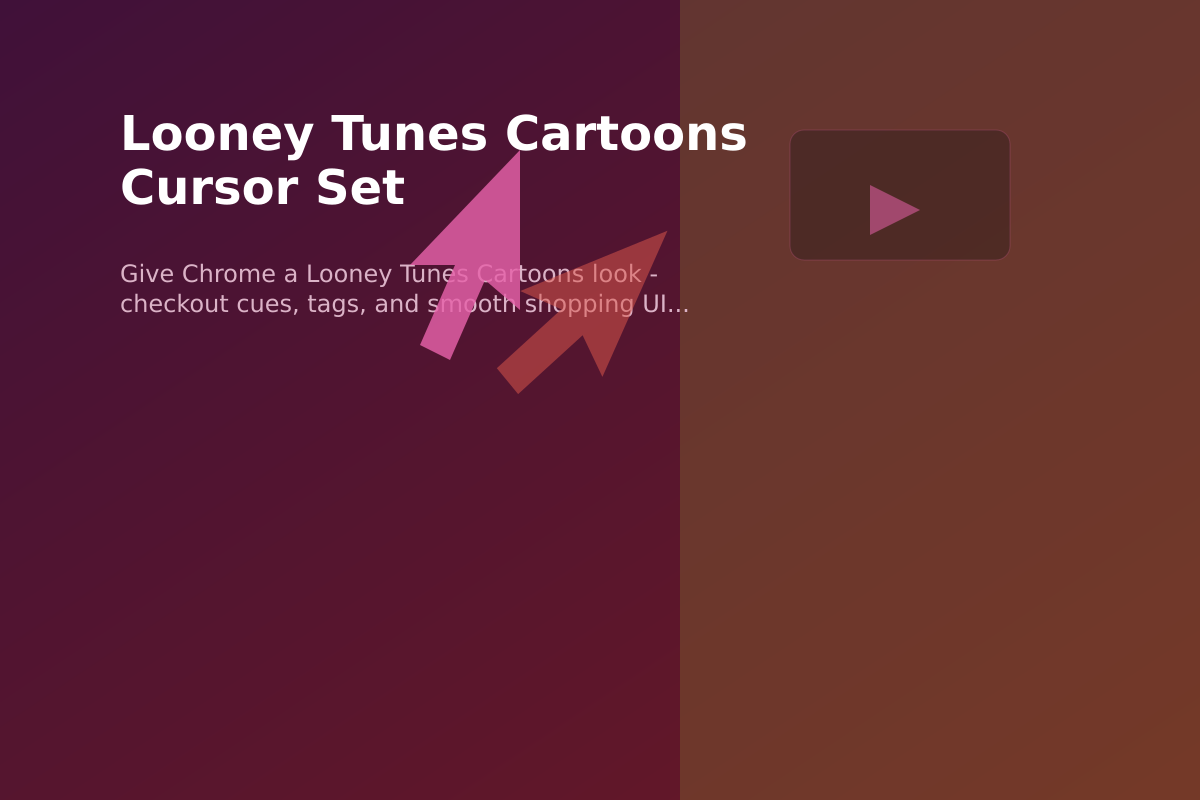 Looney Tunes Cartoons Cursor Set