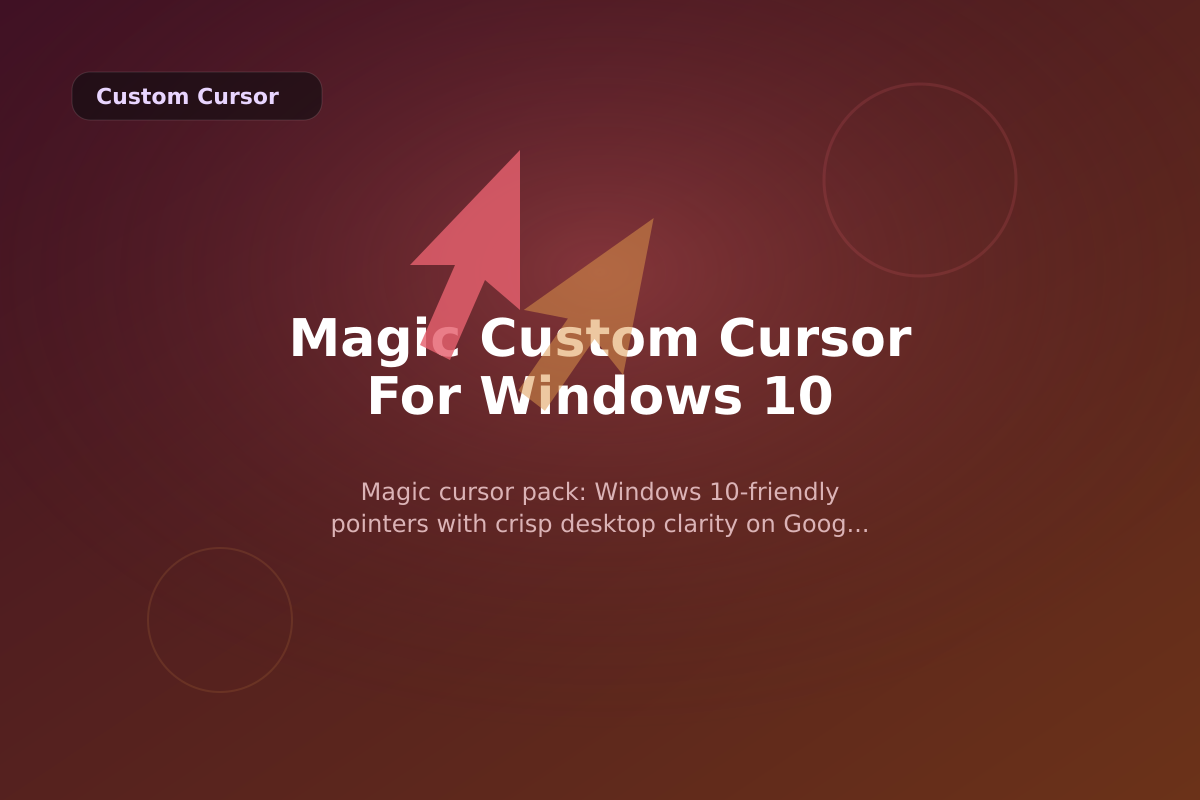 Magic Custom Cursor for Windows 10