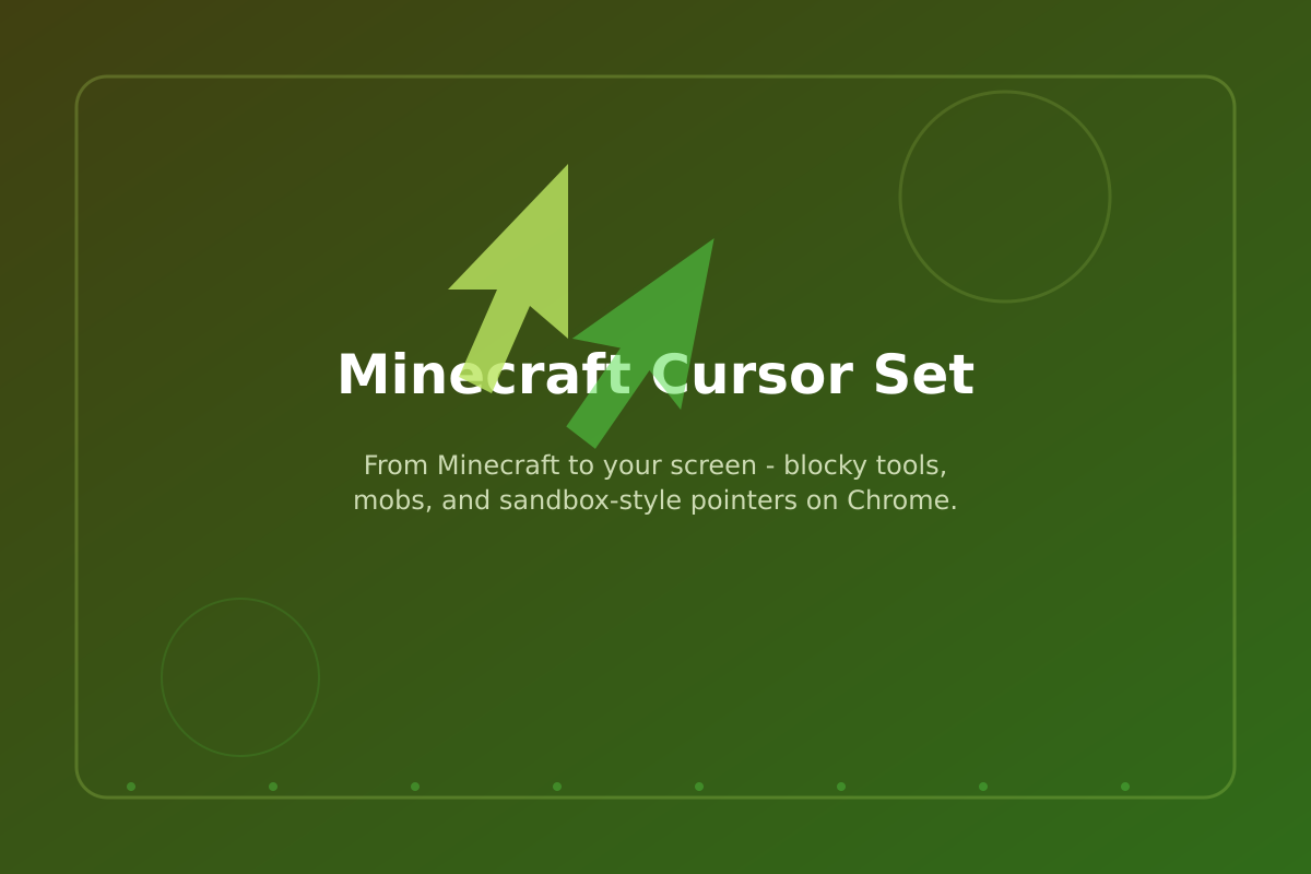 Minecraft Cursor Set