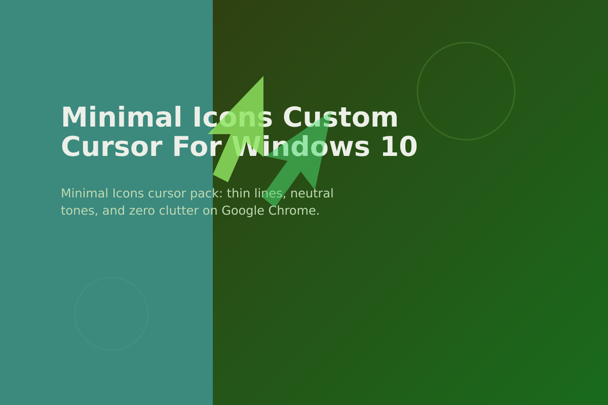 Minimal Icons Custom Cursor for Windows 10