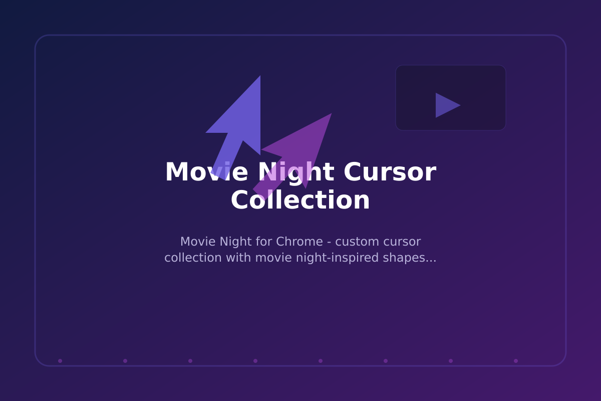 Movie Night Cursor Collection