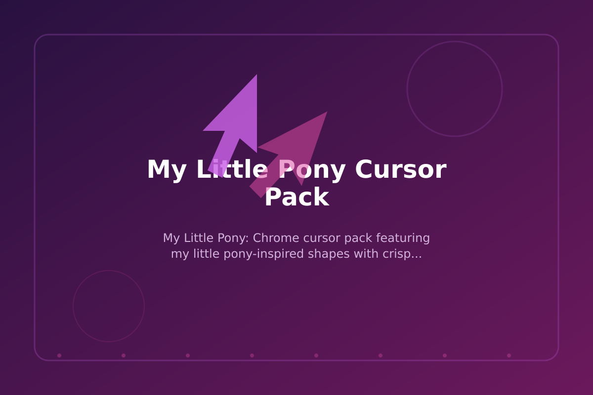 My Little Pony Cursor Pack