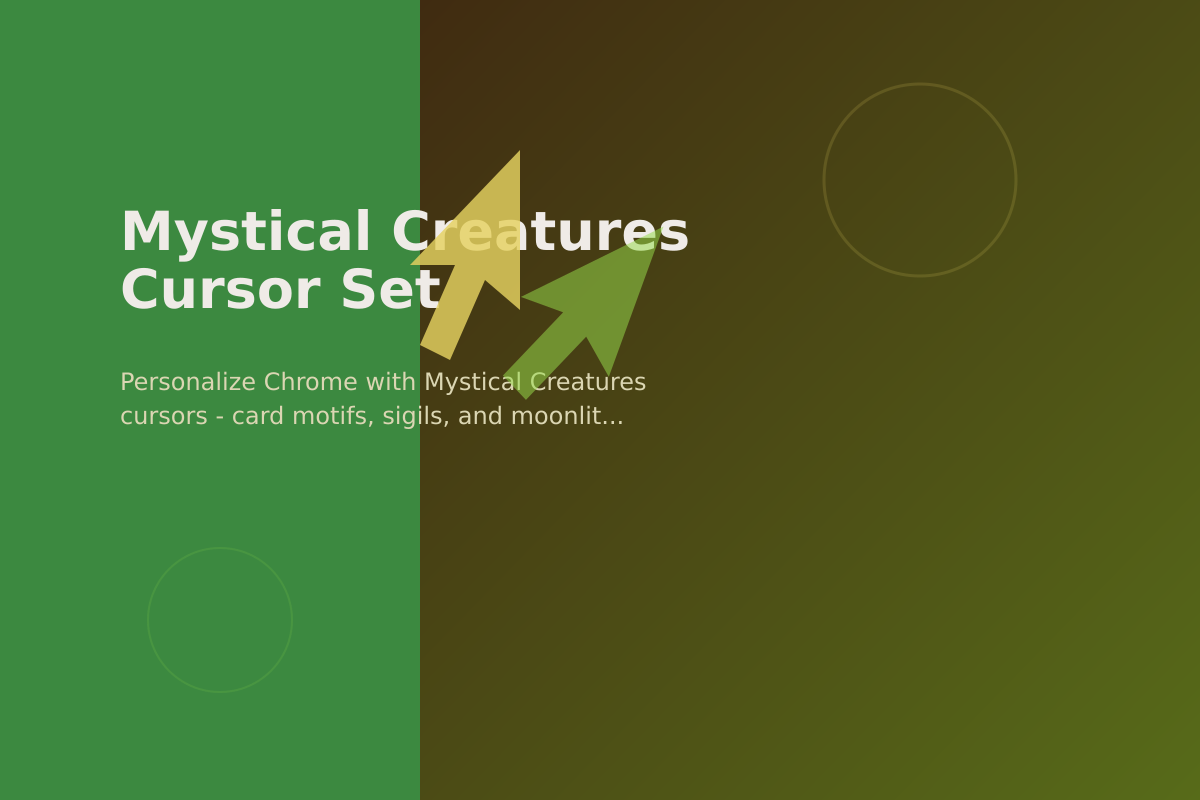 Mystical Creatures Cursor Set
