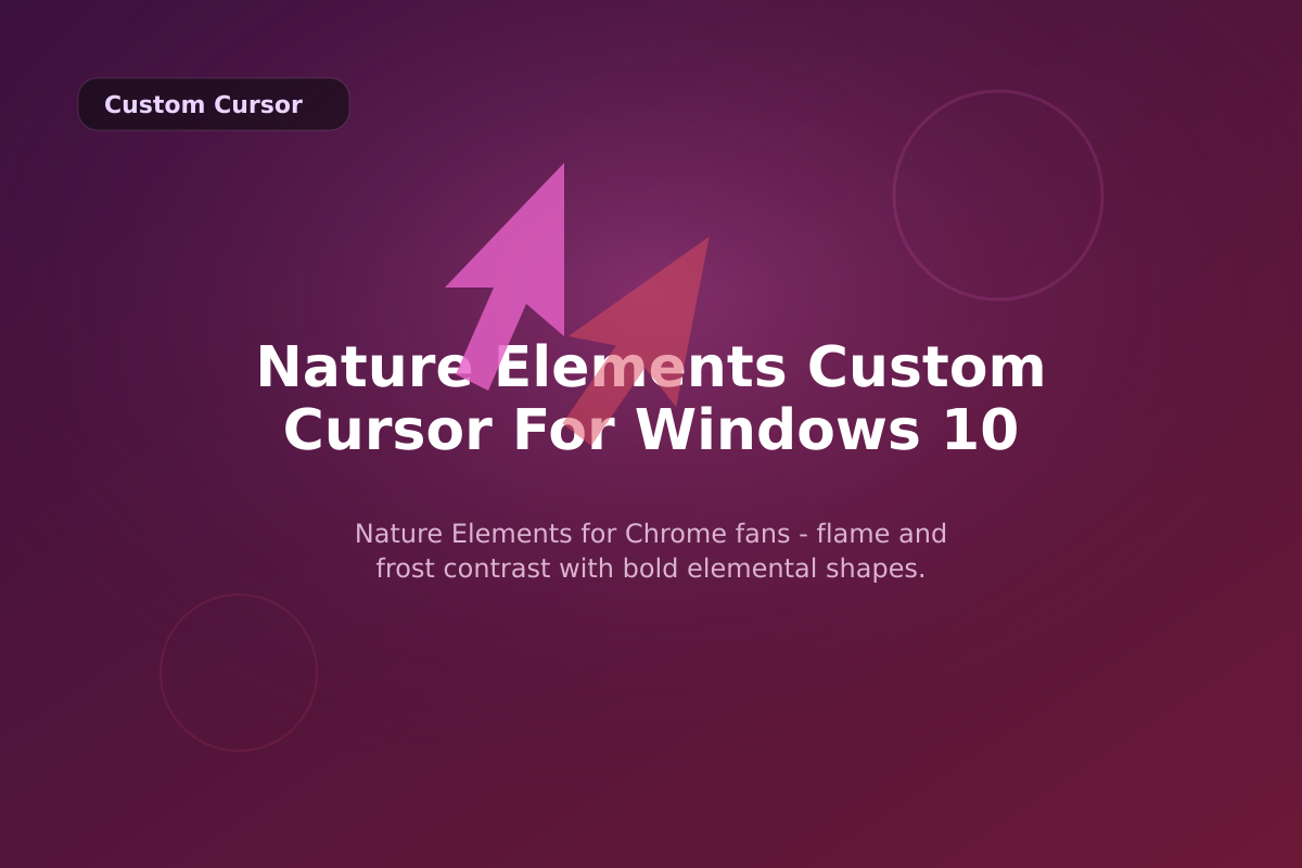 Nature Elements Custom Cursor for Windows 10