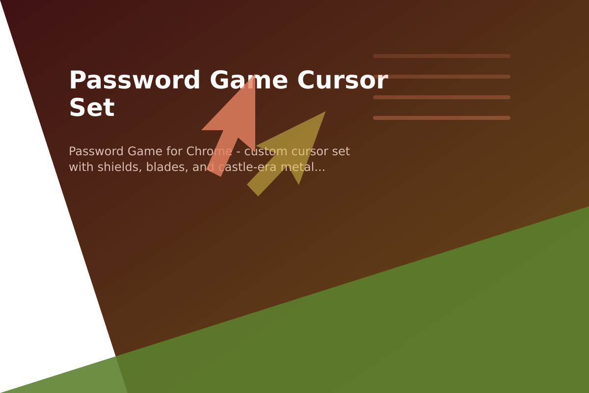 Password Game Cursor Set