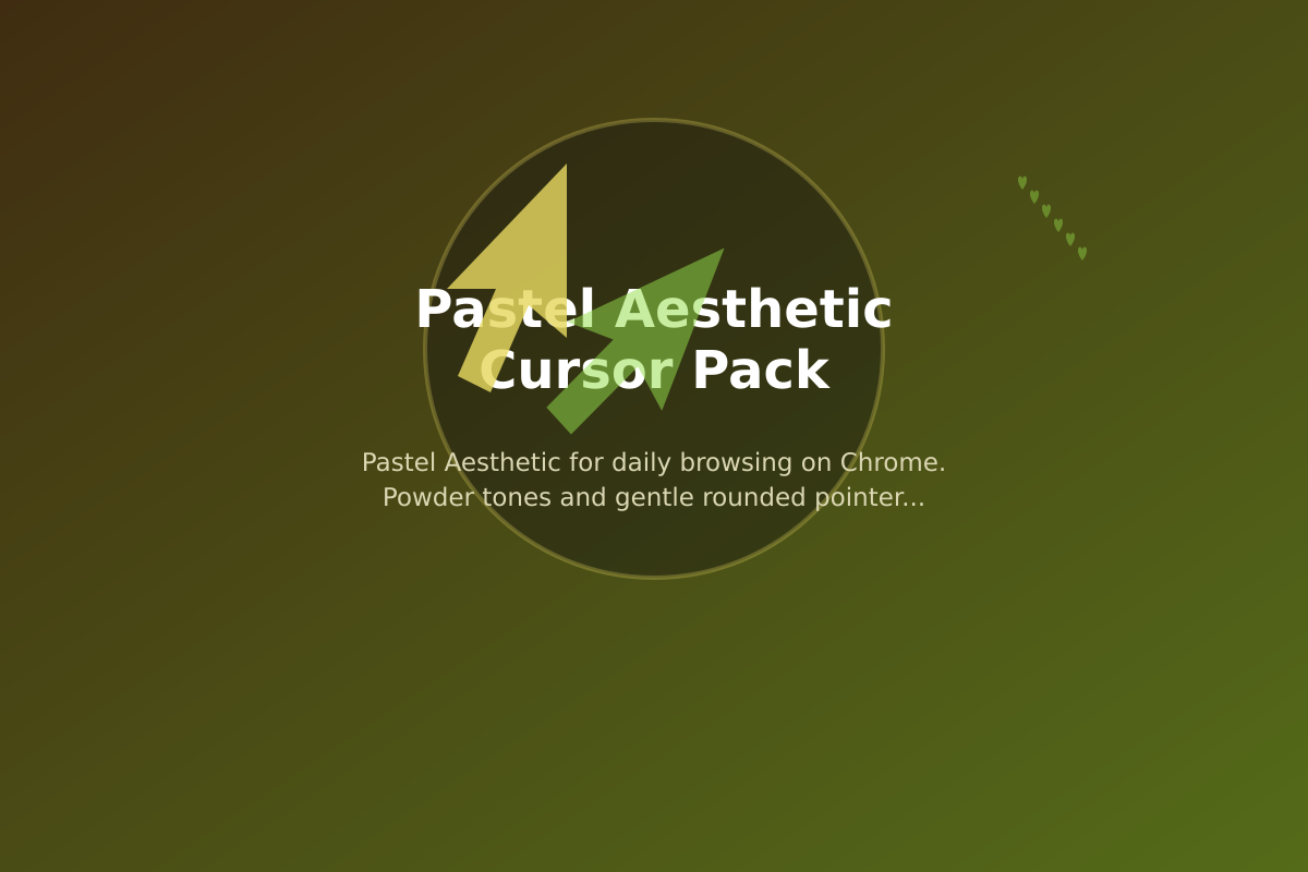 Pastel Aesthetic Cursor Pack