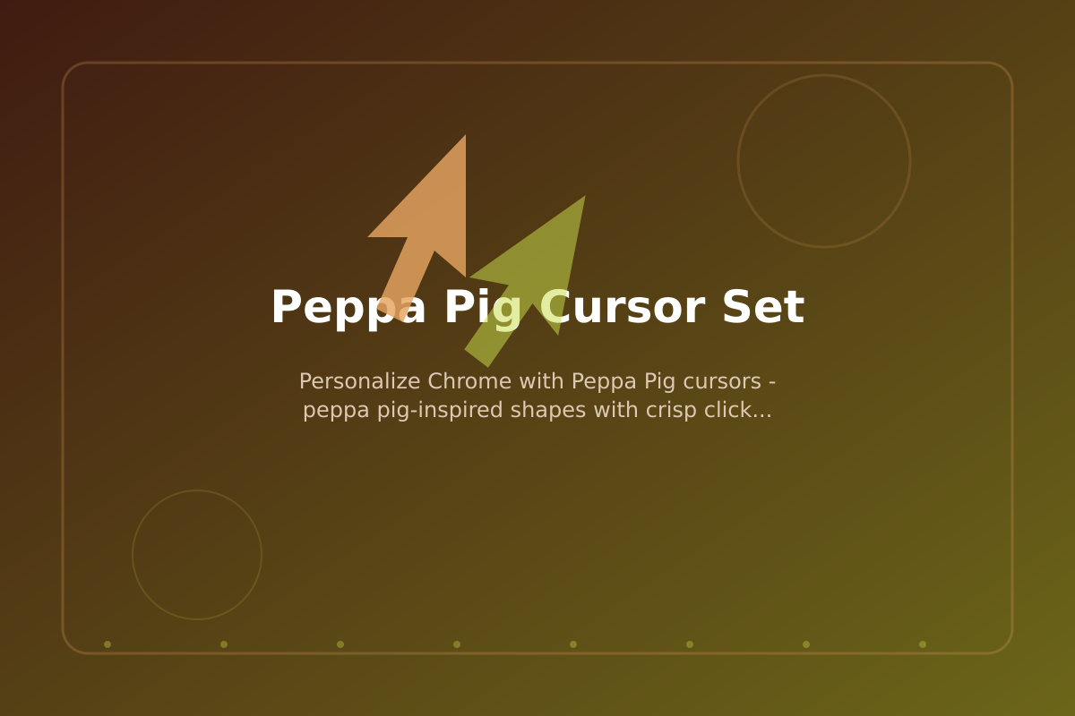Peppa Pig Cursor Set