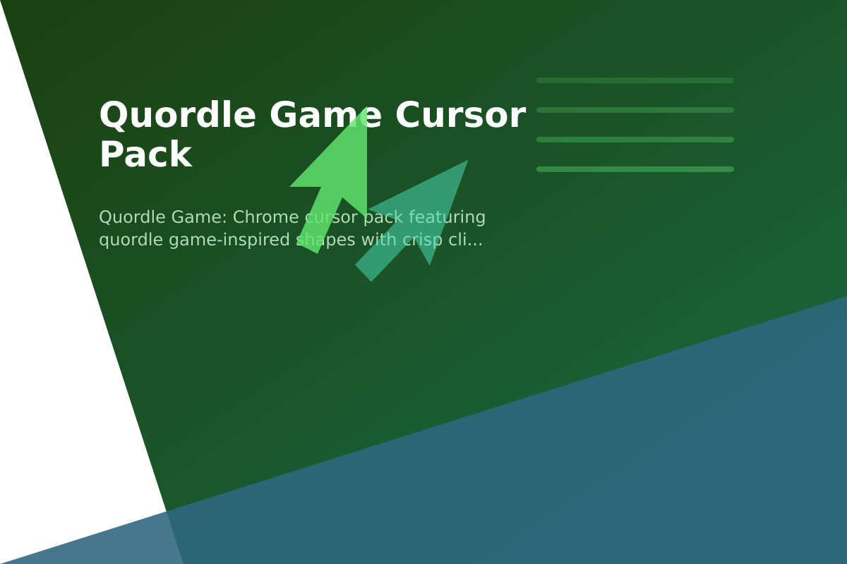 Quordle Game Cursor Pack