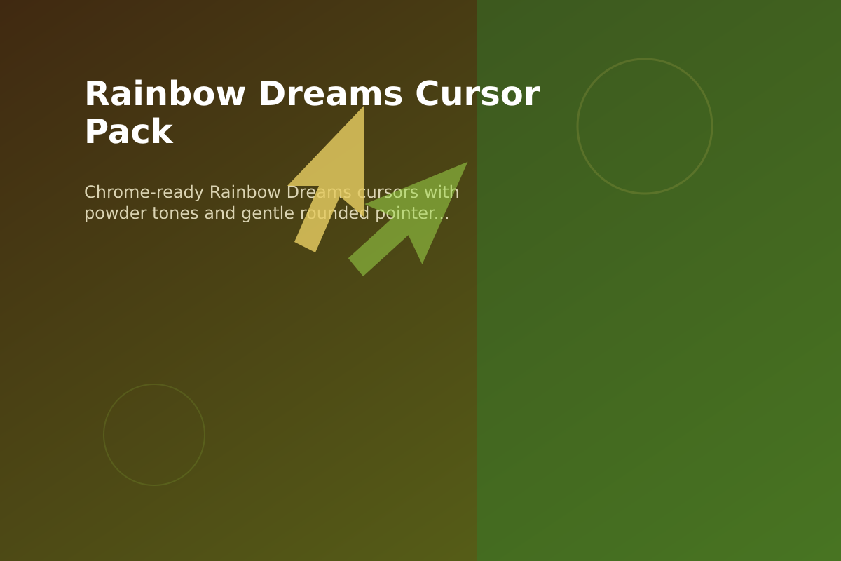 Rainbow Dreams Cursor Pack
