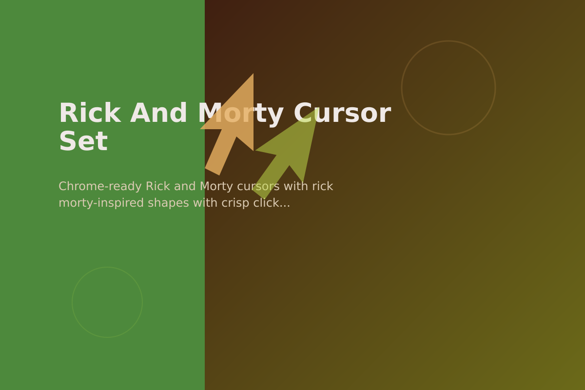 Rick and Morty Cursor Set