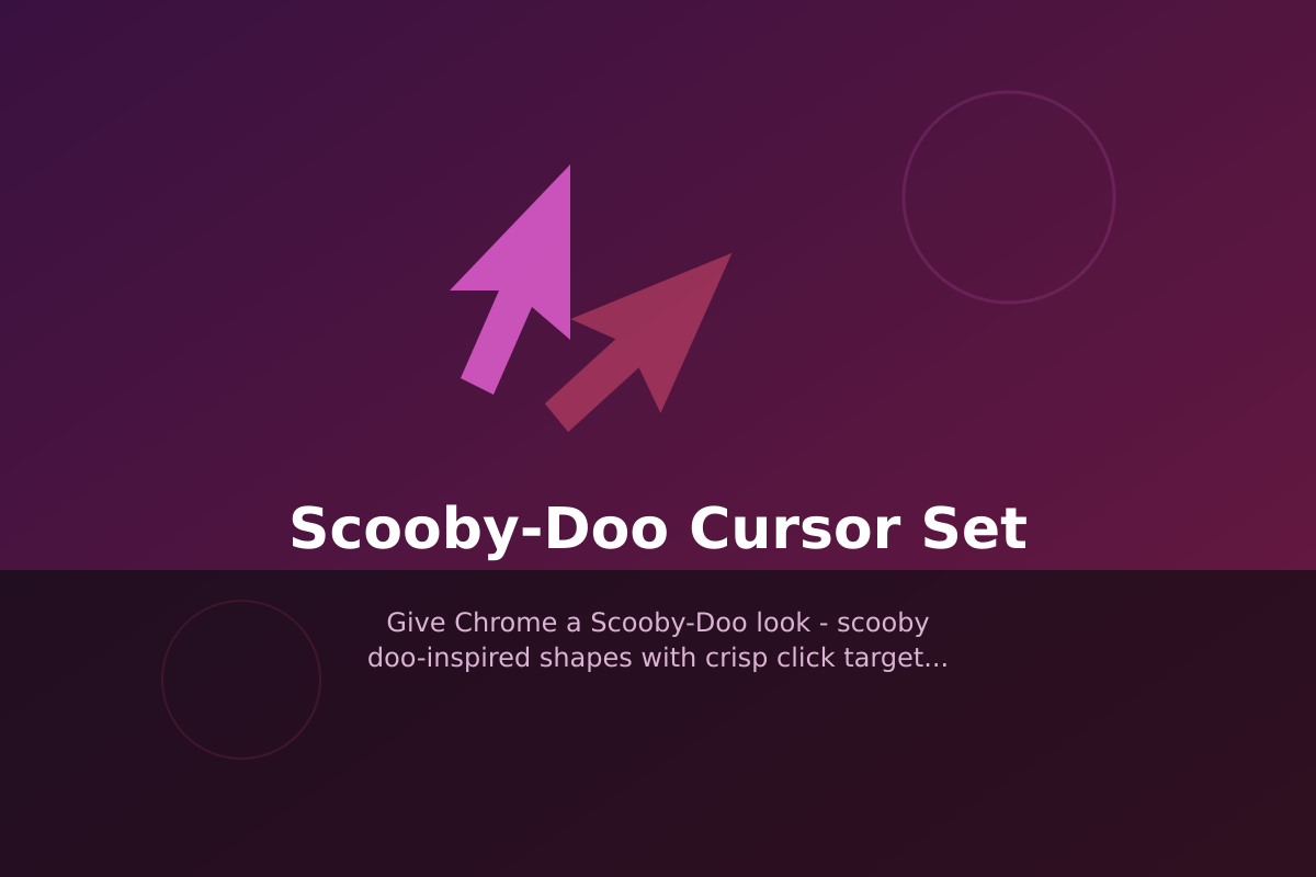 Scooby-Doo Cursor Set