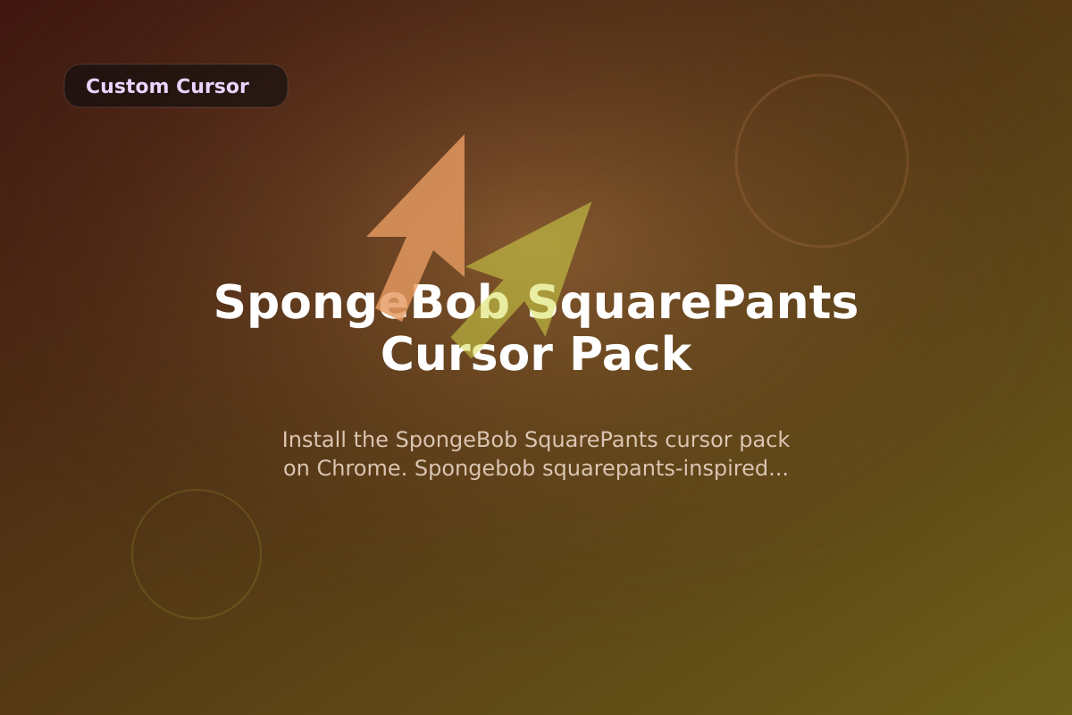 SpongeBob SquarePants Cursor Pack