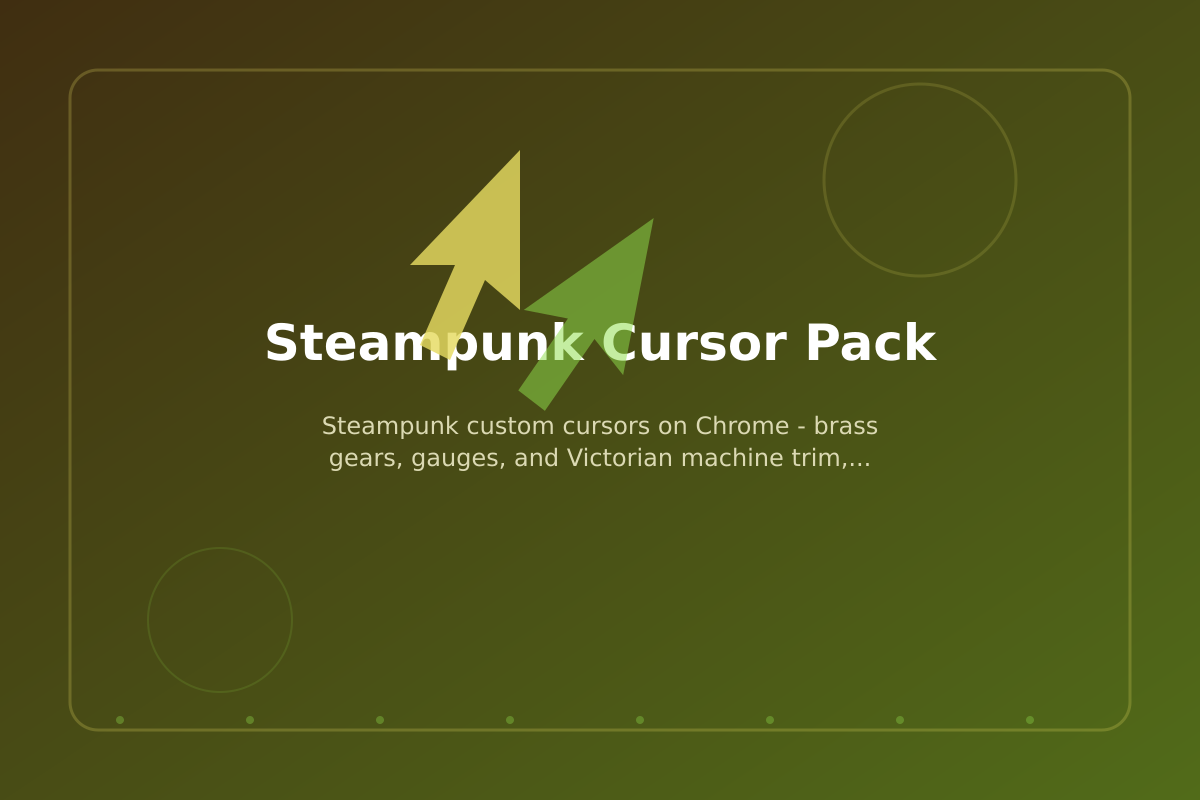 Steampunk Cursor Pack