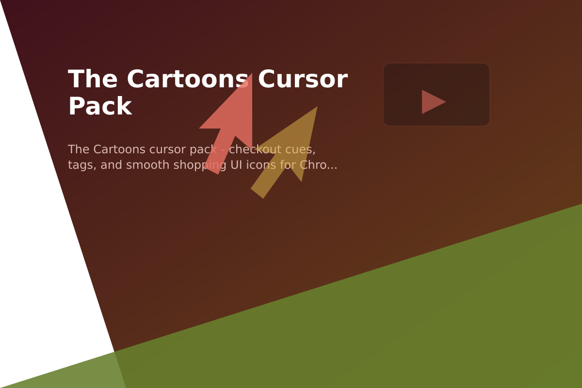 The Cartoons Cursor Pack