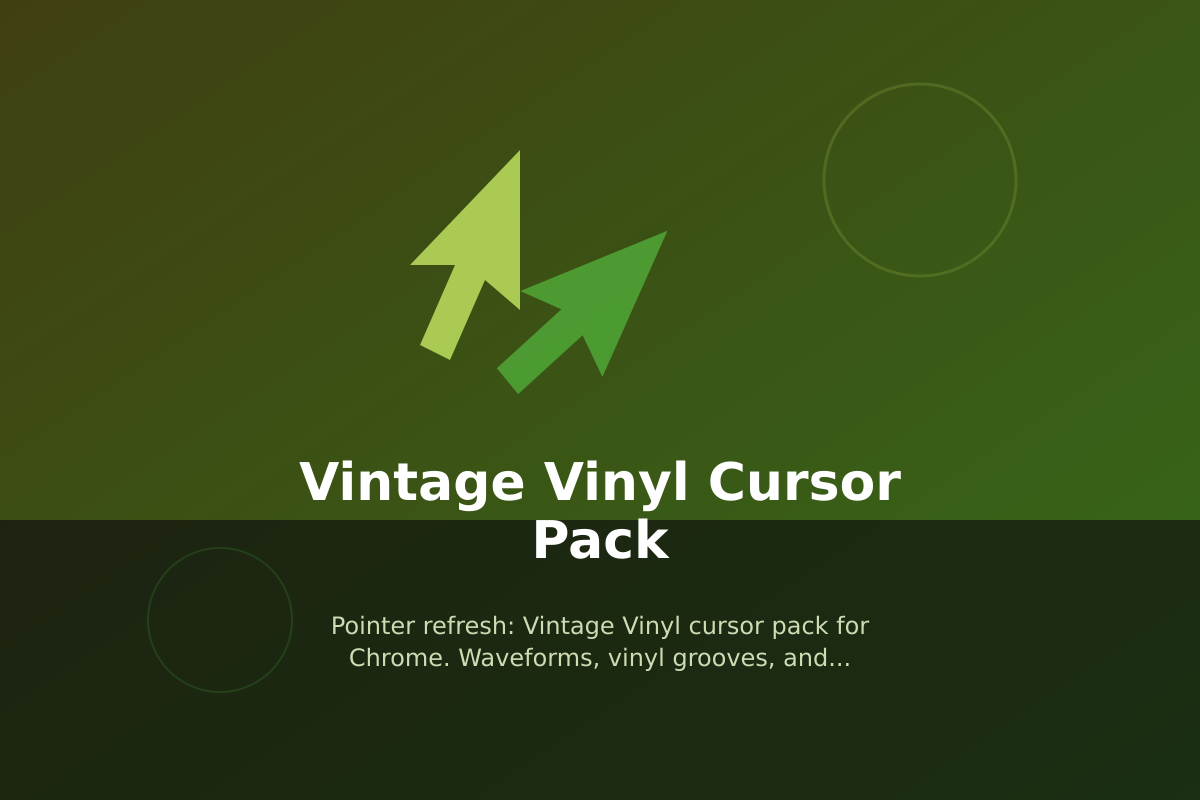 Vintage Vinyl Cursor Pack