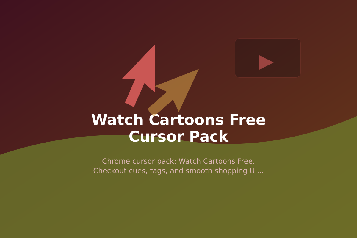 Watch Cartoons Free Cursor Pack
