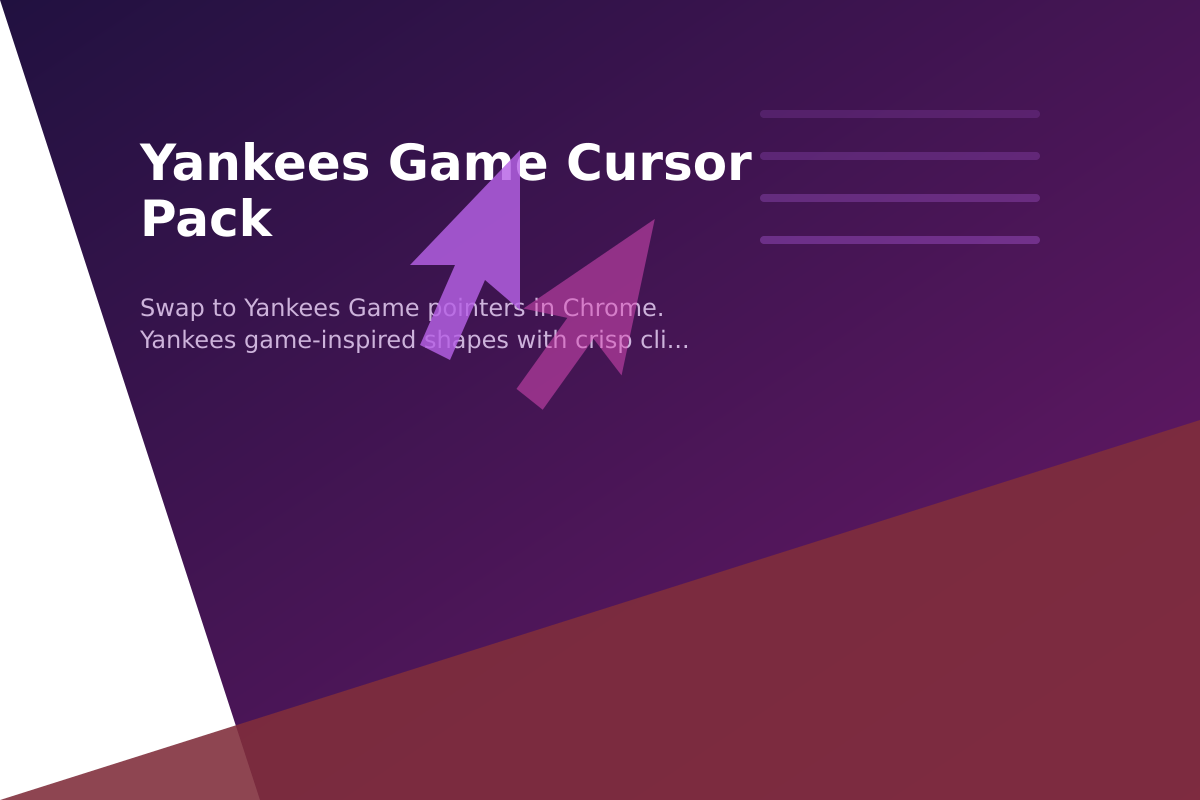 Yankees Game Cursor Pack