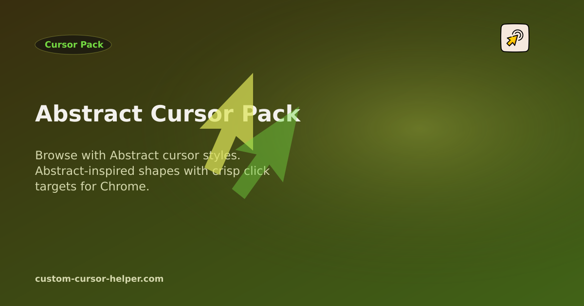 Abstract Cursor Pack - Custom Cursor Helper