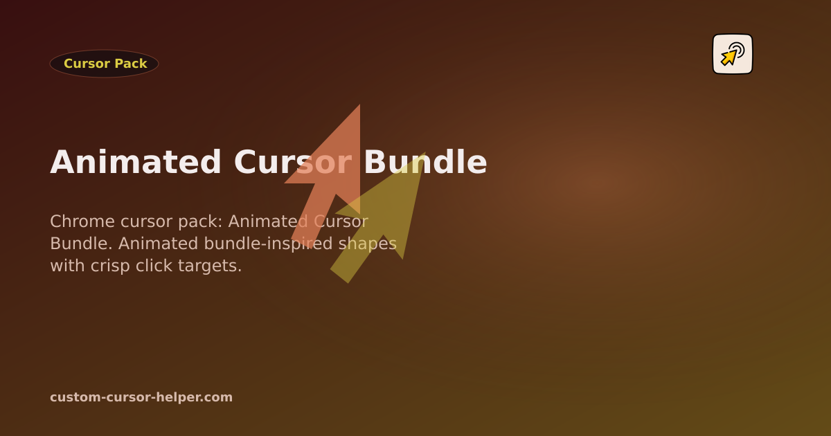 Animated Cursor Bundle - Custom Cursor Helper